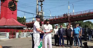 সিলেটে বাংলাদেশ-আয়ারল্যান্ড টেস্ট সিরিজের ট্রফি উন্মোচন